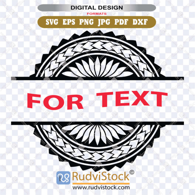 Polynesian Circle Design: 6 High Quality Files | Rudvistock