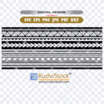 Polynesian Armband Tattoo Vector Illustrations Geometric Tribal Patterns For Arm