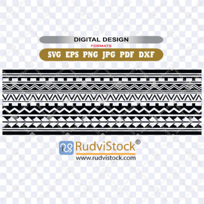 Bracelet Female Polynesian Wrist Tattoo Vector Tribal Band Design For Elegant Arm
