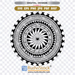 Polynesian Tattoo Designs Pattern Circle Svg For Commercial License Digital Files