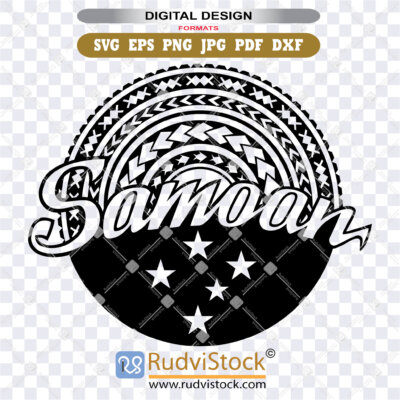 Samoan circle tribal tattoo. Polynesian Frame Circle Svg Samoan Tattoo Border For Cricut And Digital Downloads