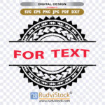 Polynesian Circle Tattoo Design Aboriginal Samoan Vector For Sublimation Projects