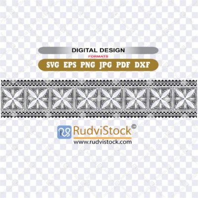 Polynesian Tattoo Design Bracelet Tribal Maori Wristband Vector For Temporary Ink