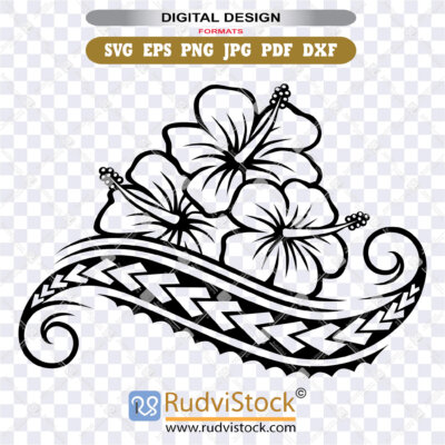 Start your project with this Polynesian vector for offset printing