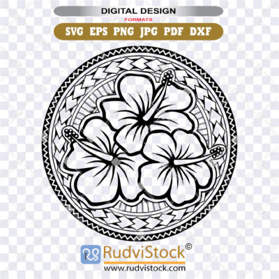Order this tattoo Polynesian SVG file for custom jewelry making crafts