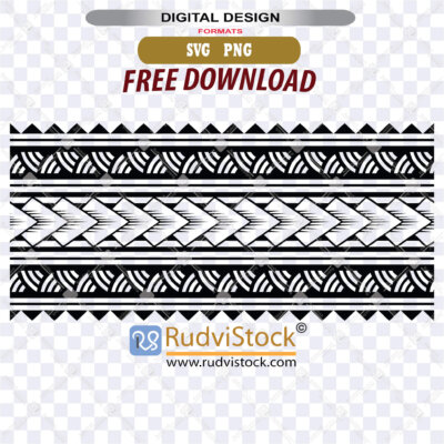 High-quality Polynesian tattoo tribal art featuring traditional Maori ornaments and ethnic frame styles.