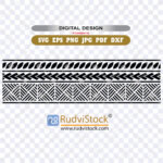 Maori Tribal Wristband Vector Polynesian Tattoo Sleeve Tribal Motifs For Armbands