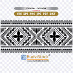 Temporary Tattoo Of A Arm Ring Vector Large Maori Armband With Traditional Carvings