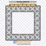 Samoan frame border