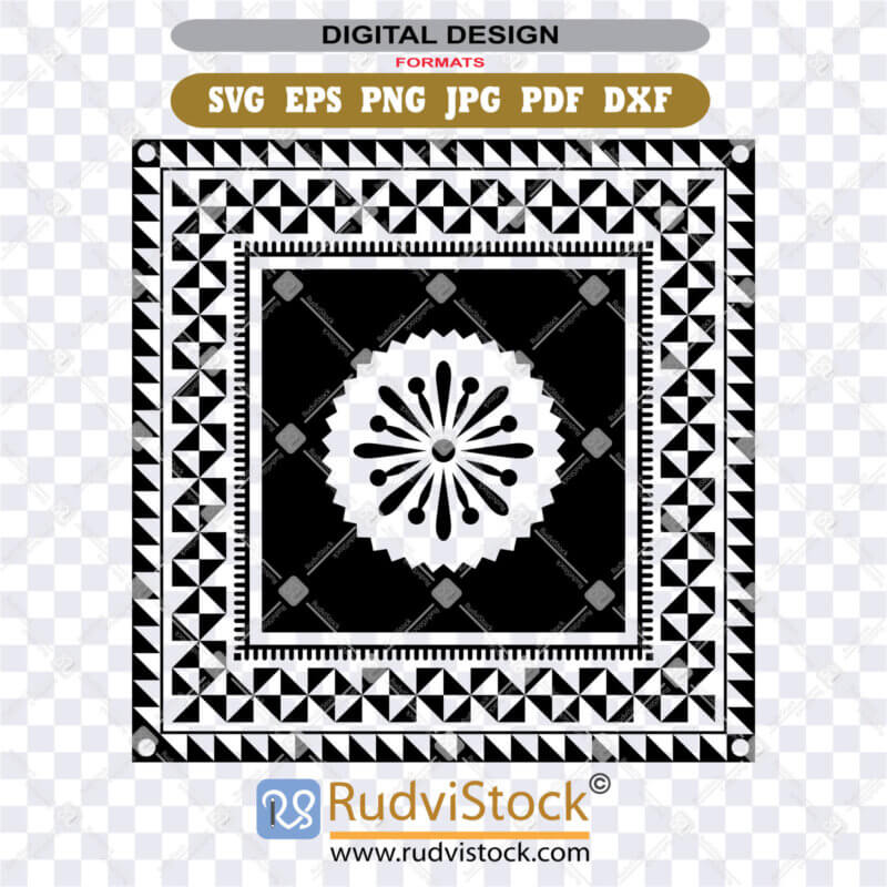 Fijian Pattern Decor Background for Instant Download | Rudvistock