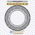 Polynesian Circle Tattoo Design Aboriginal Samoan Vector For Pacific Island Stencils