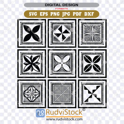 Polynesian Background SVG: Buy for Tote Bag Print