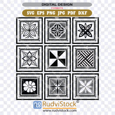 Get Tribal Pattern SVG for Scrapbook Printing