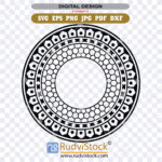 Polynesian Fijian tribal circle tattoo design