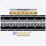 Polynesian Tattoo Vector Tribal Band Design Decorative Maori Elements For Armbands