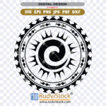 Polynesian Tattoo Designs Pattern Circle Svg For Digital Download And Shirt Designs