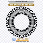 Samoan Circle Pattern Polynesian Tribal Svg For Instant Download Printable Patterns