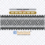 Polynesian Tattoo Design Bracelet Tribal Vector Art For Traditional Islander Sleeves