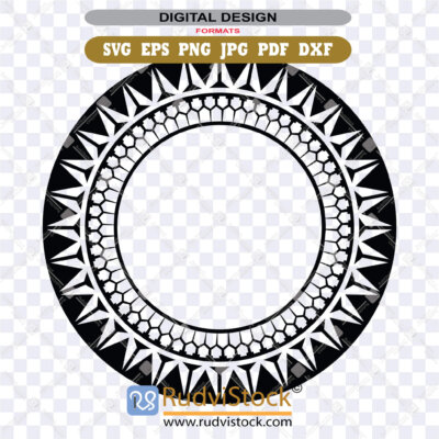 Polynesian Pattern Vector Download Circle Tattoo Design For Print And Sublimation