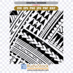 Polynesian Background SVG: Buy for Digital Crafting