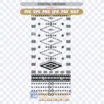 Polynesian Art | Samoan Female Malu | SVG, PNG, JPG | Instant Downloadable Art