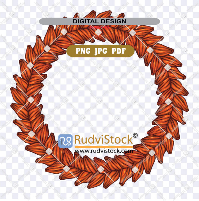 Polynesian Design, Samoan Ula Fala Circle Frame Design: Instant ...