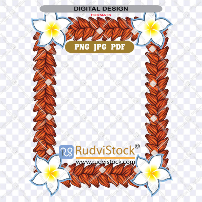 Ula Fala Frame PNG Design: Instant Download Available Now | Rudvistock