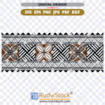 Polynesian tattoo tribal band vector design