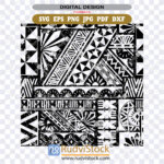Fiji seamless pattern design