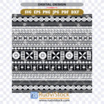 Fijian pattern seamless design