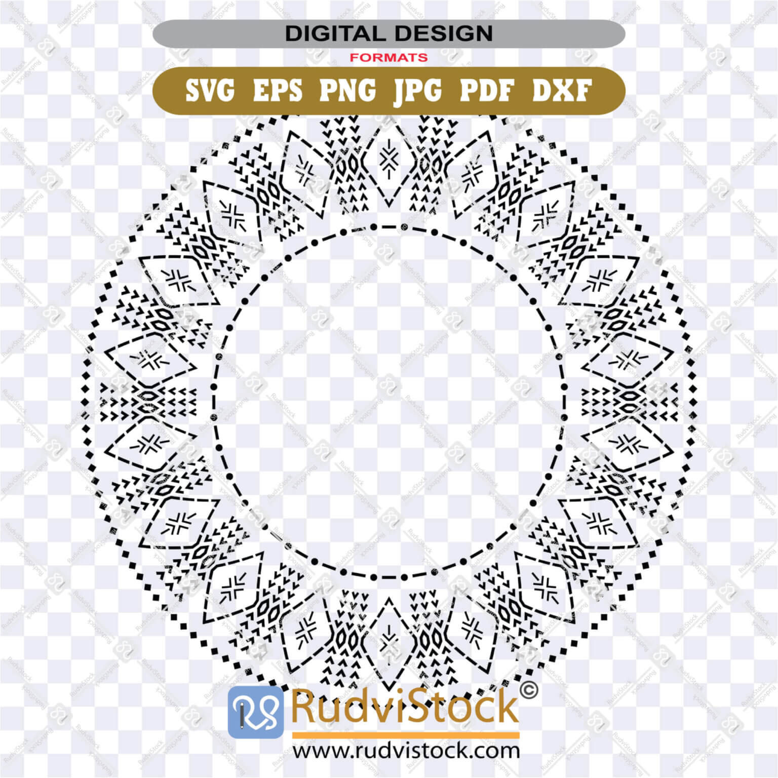 Polynesian Svg | Samoan Malu Pattern Tribal Circle | EPS, PNG, JPG, SVG ...