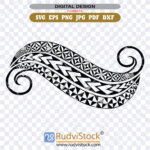 Polynesian tattoo tribal design pattern vector