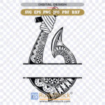 Fish hook fijian pattern