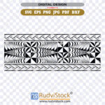 Tongan tattoo tribal band ornament