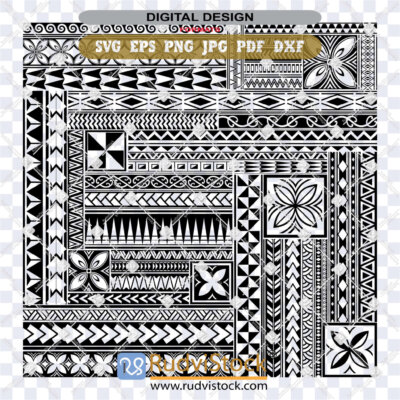 Buy Polynesian SVG Background: Perfect for Cricut Craft