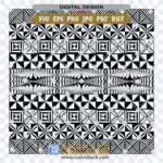 Tongan Pattern Fata 'o Tu'i Tonga Tapa Cloth | Tribal Tattoo Background Designs Tongan Pattern Download Options