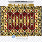 Tongan pattern tapa kupesi design background print