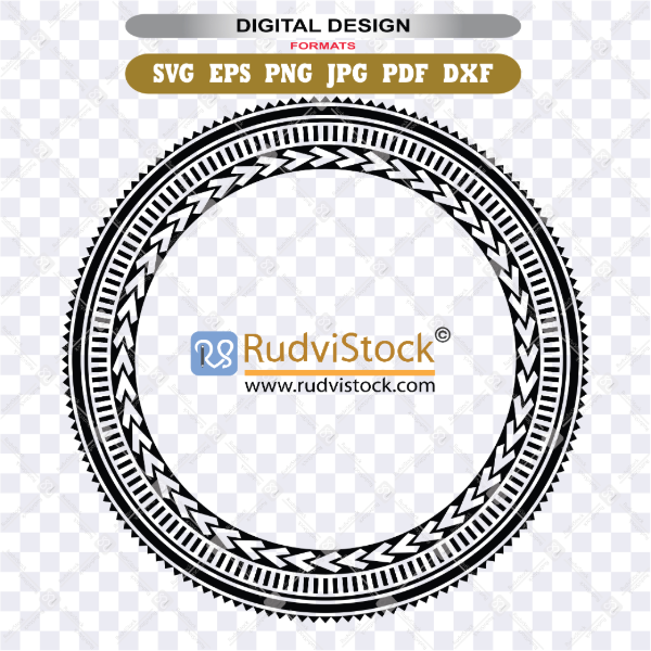 Polynesian Tattoo Designs Pattern Circle Svg For Commercial Use And Digital Design