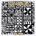 Cook Islands pattern seamless background vector for traditional tribal fabric print.