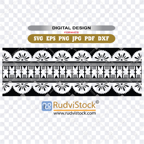 Fijian tattoo tribal band design