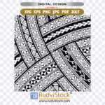 Download Tribal SVG Pattern for Hoodie Printing