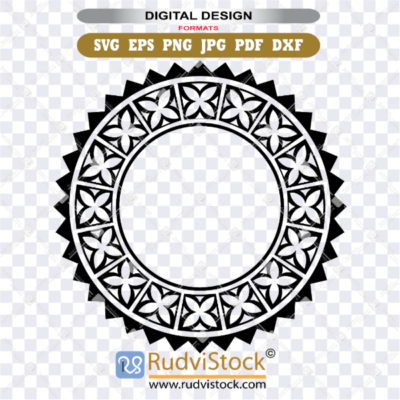 Polynesian Pattern Vector Download Circle Tattoo Design For Cricut And Silhouette