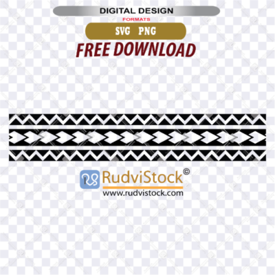 Scalable Polynesian Tattoo tribal vector pattern for Cricut, silhouette cutting, and DIY craft projects.