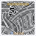 Samoan seamless background vector for traditional tribal fabric print.