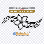 Select this island style Flower pattern for your mug sublimation printing