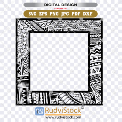 Samoan frame tattoo design