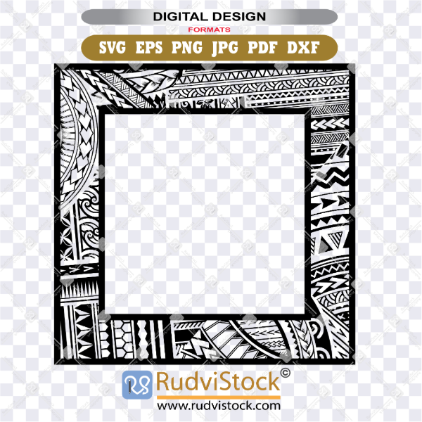 Samoan frame tattoo design