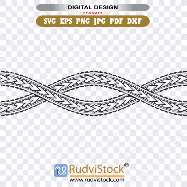 Vector Graphics Of Maori Polynesian Tattoo Bracelet Tribal Sleeve With Island Soul