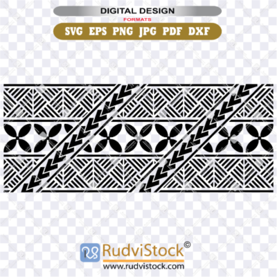 Polynesian Tattoo Vector Tribal Band Design Ethnic Sleeve Patterns For Vector Art