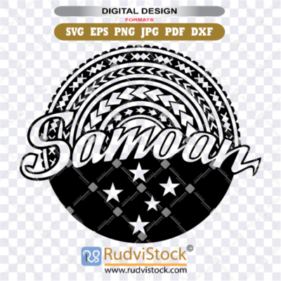Samoan circle tribal tattoo. Polynesian Frame Circle Svg Samoan Tattoo Border For Cricut And Digital Downloads